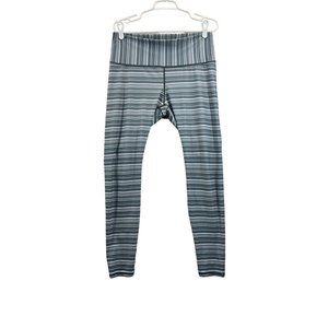 Yoga Democracy Womens Size XL Eco-Friendly Gray Zig Zag Gym Athleisure Leggings